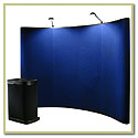 Tradeshow pop up booth wheeled shipping case